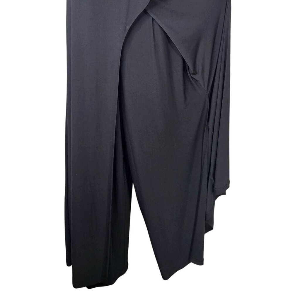 R&M Richards Asymmetrical Caplet Womens Jumpsuit with Rhinestone Strap Size 14 - Picture 5 of 8